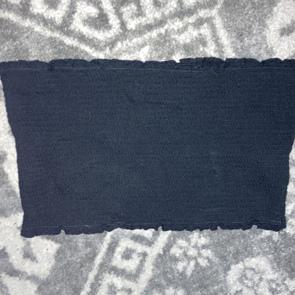 Victoria’s Secret PINK Smocked Black Bandeau